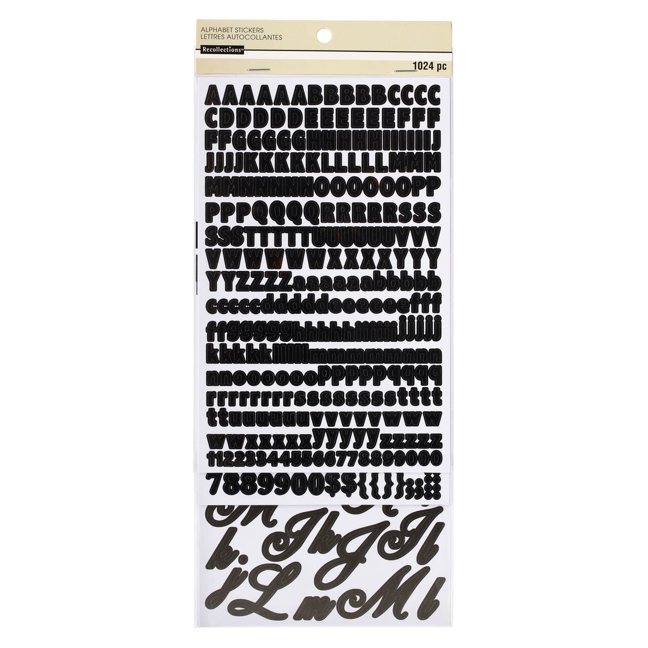 12 Pack: Alphabet Stickers Value Pack by Recollections™